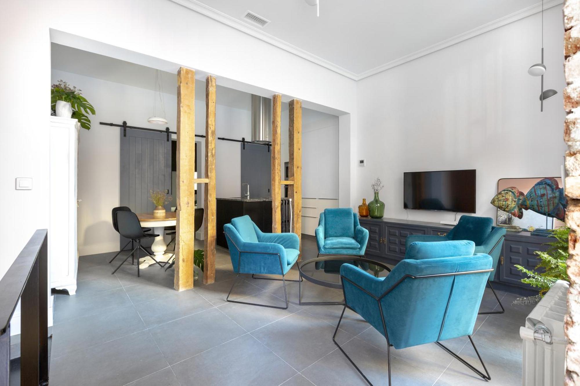 Apt Centrico Y Tranquilo De 2 Hab Madrid Exteriör bild