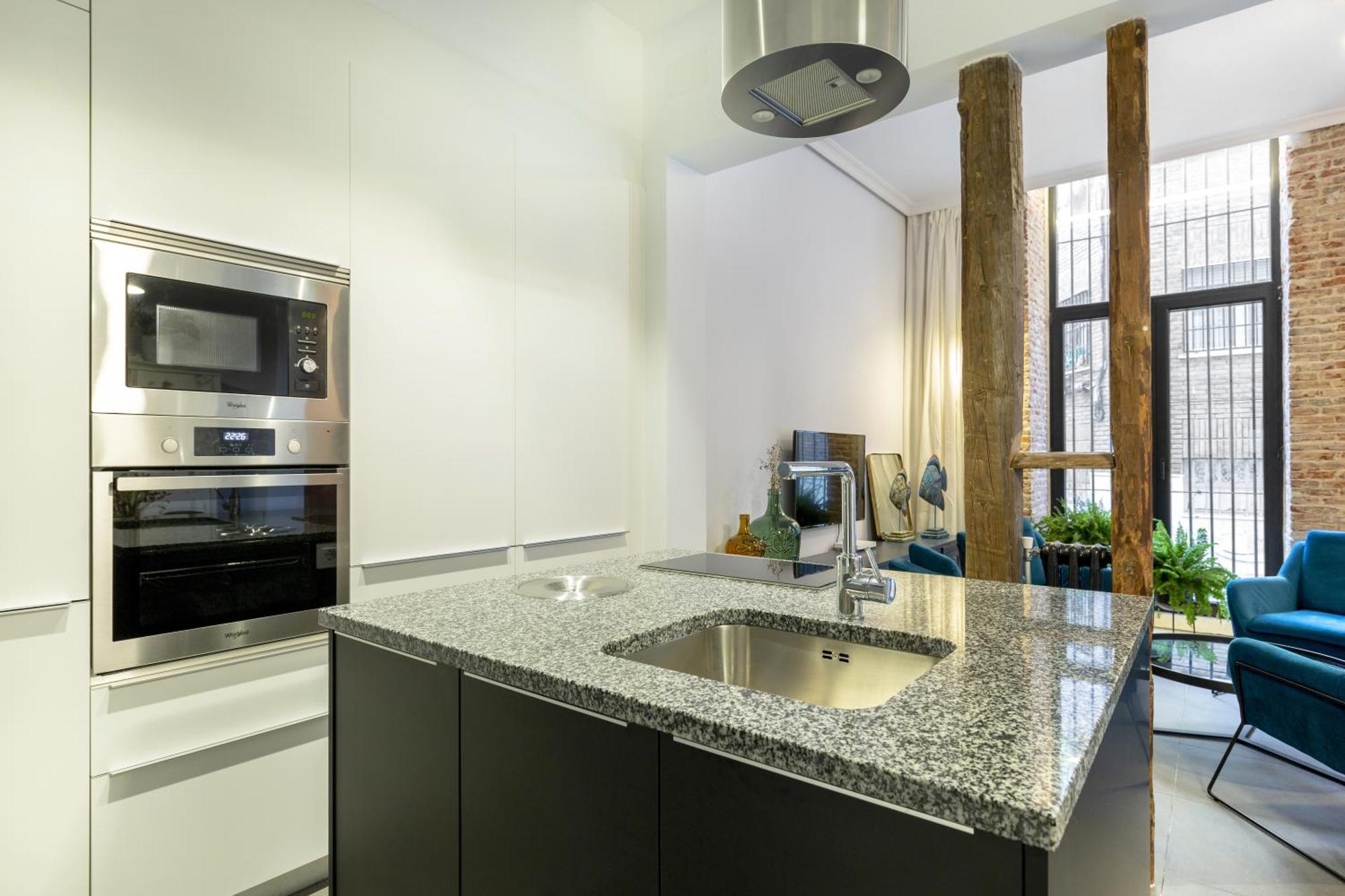 Apt Centrico Y Tranquilo De 2 Hab Madrid Exteriör bild