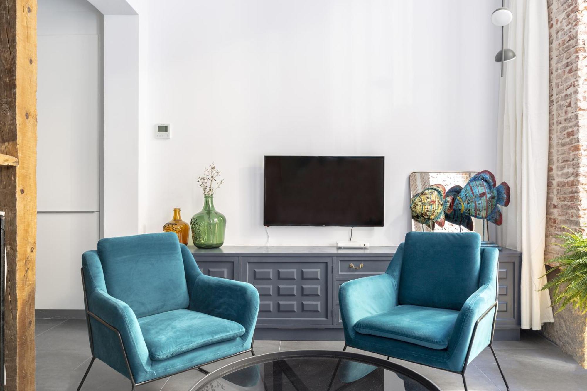 Apt Centrico Y Tranquilo De 2 Hab Madrid Exteriör bild