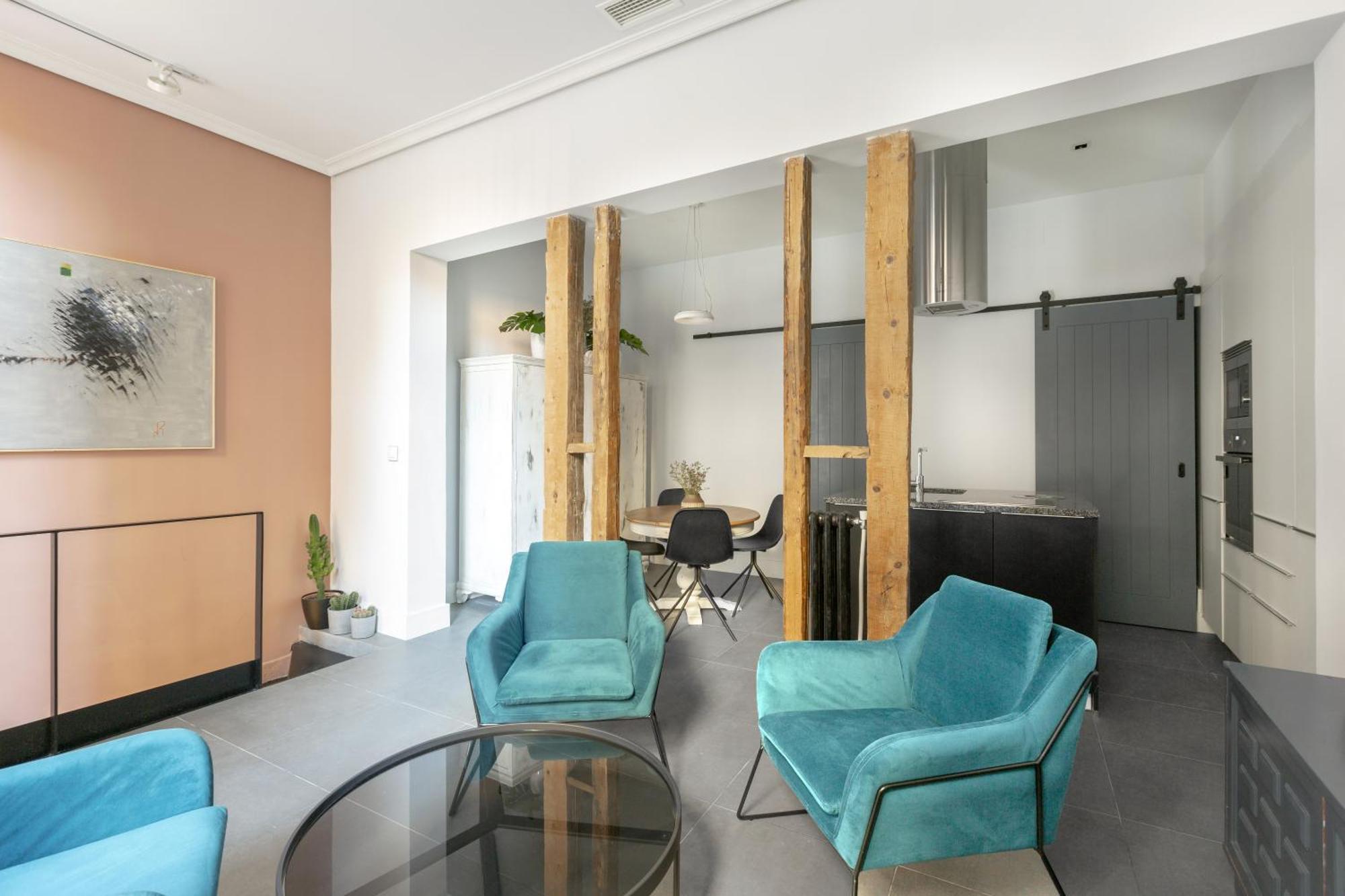 Apt Centrico Y Tranquilo De 2 Hab Madrid Exteriör bild