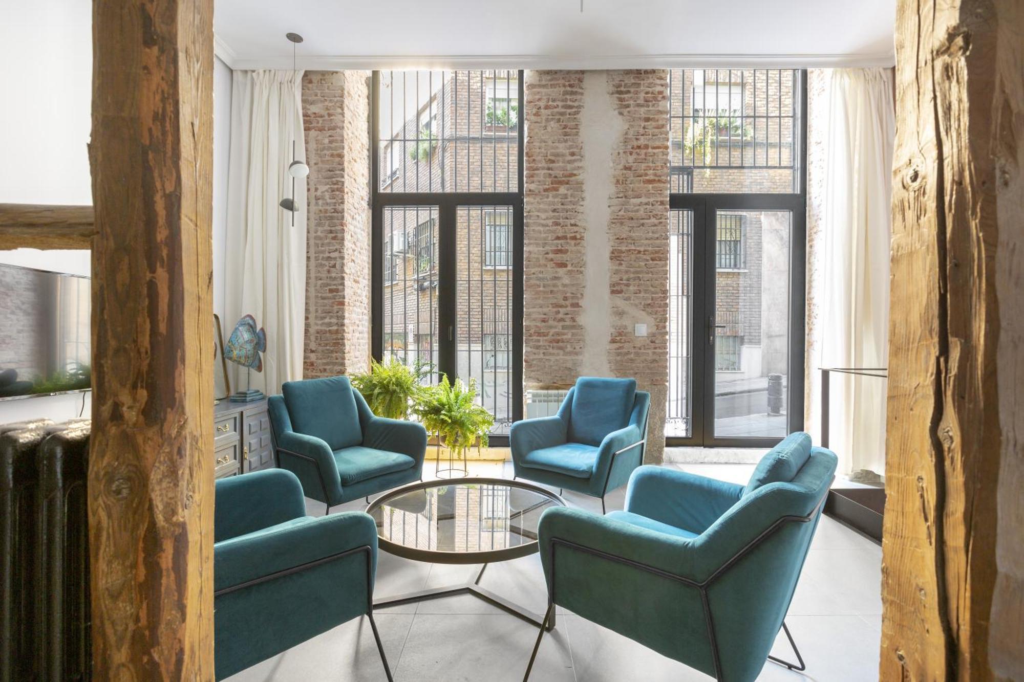 Apt Centrico Y Tranquilo De 2 Hab Madrid Exteriör bild